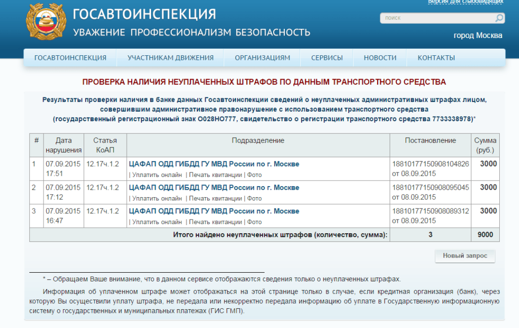 Обжалование штрафа ГИБДД онлайн: через сайт ГИБДД
