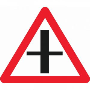 знак 2.3.1 "Пересечение со второстепенной дорогой"