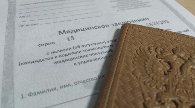 Медсправка для ВУ