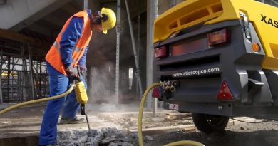 Аренда компрессора с отбойным молотком: в чем преимущества?