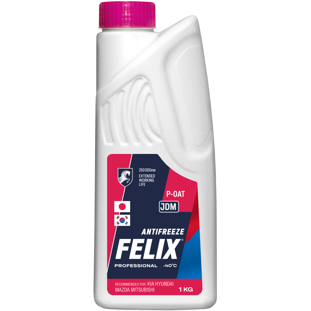 Антифриз FELIX JDM G12++, розовый Лобридный (P-OAT)